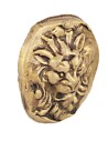 Testa di leone oro cm 4x3,5 h