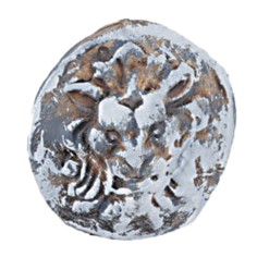 Testa di leone cm 4x3,5 h per presepe Mondo Presepi