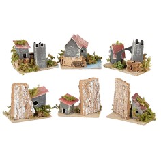 Serie di case in lontananza cm 8x5x7 h 2