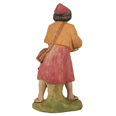 Pastore con strumento serie cm 15 per presepe Mondo Presepi