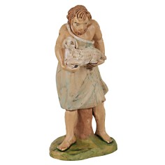 Pastore con agnello serie 15 per presepe Mondo Presepi