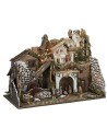 copy of Presepe illuminato con mulino elettrico cm 60x35x35h
