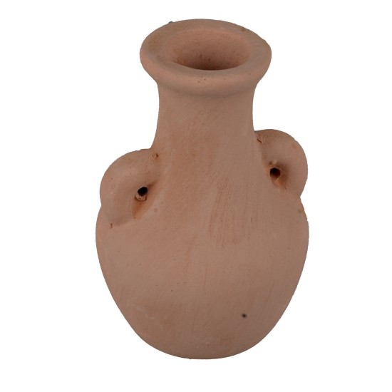 Anfora con manici in terracotta cm 7 h