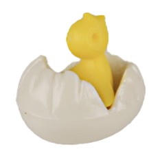 Pulcino nel guscio d'uovo cm 3x2 h