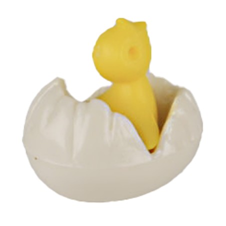 Pulcino nel guscio d'uovo cm 3x2 h