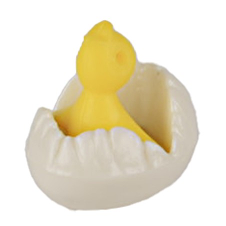 Pulcino nel guscio d'uovo cm 3x2 h