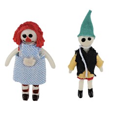 Bamboline cm 1x4 h per presepe Mondo Presepi