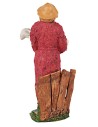 Shepherd with lamb in arms 13 cm
