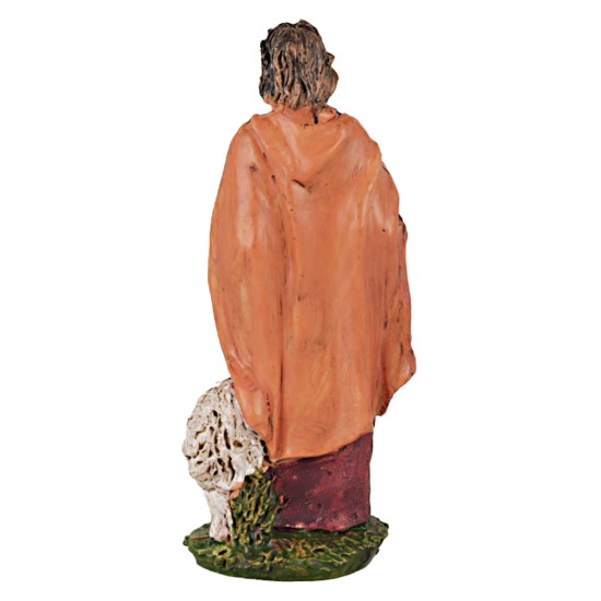 Statuina pastore con pecora serie 13 cm