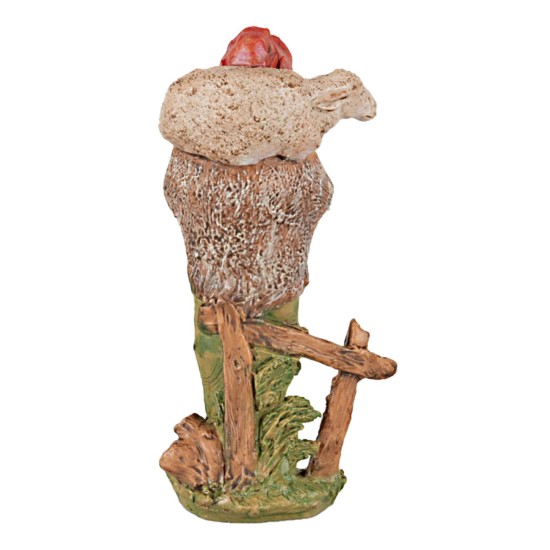 Statuina pastore con pecora serie 13 cm per presepe Mondo