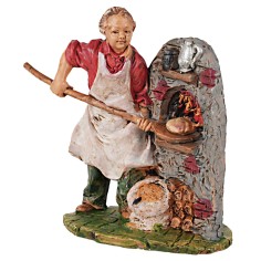 Statuina pizzaiolo serie 8 cm per presepe Mondo Presepi