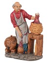 Statuina vinificatore serie 8 cm per presepe Mondo Presepi