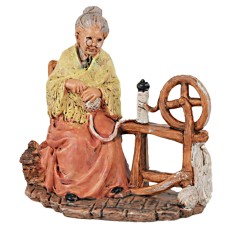 Figura de modista serie 8 cm para belén Mondo Presepi