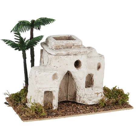 Casa araba cm 18x11x14 h per presepe Mondo Presepi