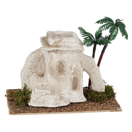 Casa araba cm 18x11x14 h per presepe Mondo Presepi