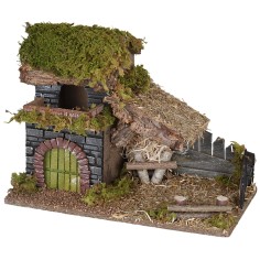 Capanna di campagna cm 35x20x24 h per presepe Mondo Presepi 2