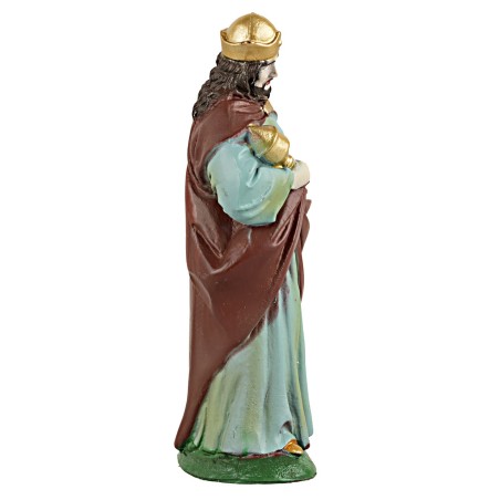 Set statue Tre Re Magi 8 cm per presepe Mondo Presepi