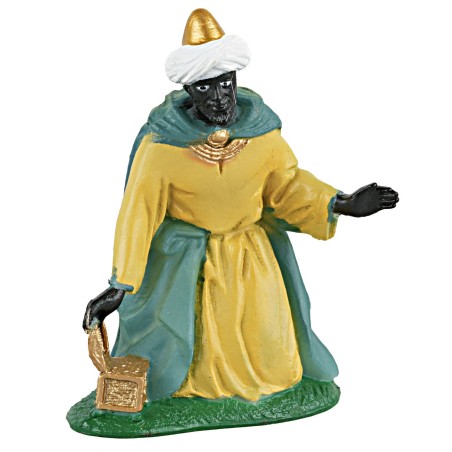 Set statue Tre Re Magi 8 cm per presepe Mondo Presepi