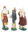 Set of three shepherds statues 9 cm