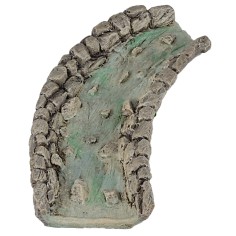 Right curve stream in modular resin - DIY nativity scene