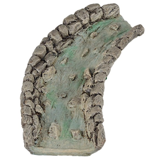 Arroyo Curva derecha en resina desmontable - hazlo tú mismo