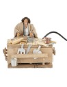 Carpenter planing in motion 12 cm