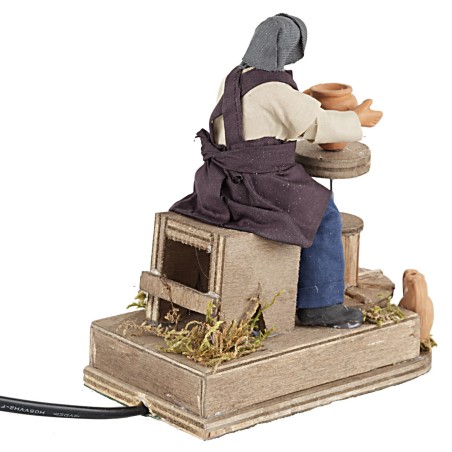 Vasaio serie 12 cm in movimento per presepe Mondo Presepi