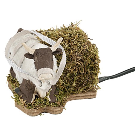 Bue in movimento 12 cm