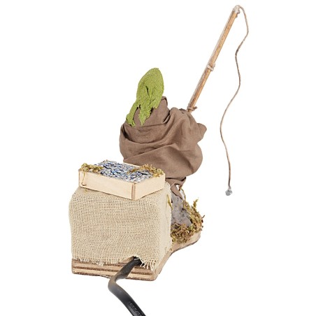 Pescatore 10 cm in movimento