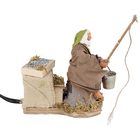 Pescatore 10 cm in movimento