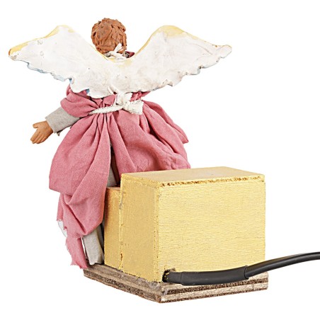 Angelo 10 cm in movimento per presepe Mondo Presepi