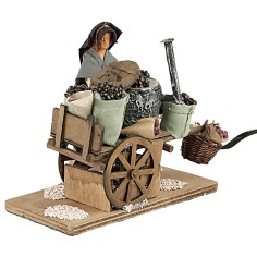 Castagnara 12 cm in movimento per presepe Mondo Presepi 2