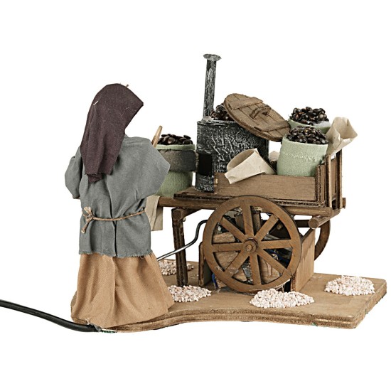 Castagnara 12 cm in movimento per presepe Mondo Presepi