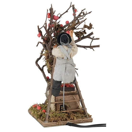 Uomo su scala con albero in movimento 12 cm