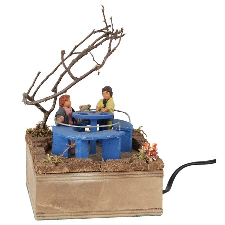 Giostra con bimbi serie 12 cm in movimento