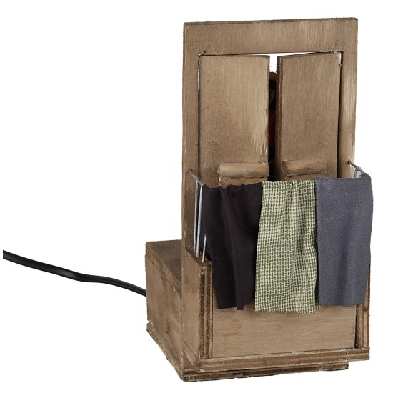 copy of Donna che lava bimbo 12 cm in movimento