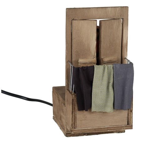 copy of Donna che lava bimbo 12 cm in movimento