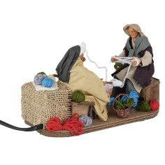 Scena raggomitola 12 cm in movimento per presepe Mondo Presepi 2