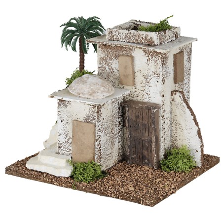 Casa araba cm 23x20x17,5 h per presepe Mondo Presepi