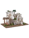 Arab village with staircase and porch, dimensions 24x41x20.5 cm