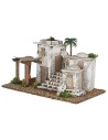 Arab village with staircase and porch, dimensions 24x41x20.5 cm