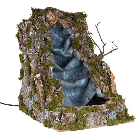 Cascata e lago effetto profondità cm 35x46x48 h