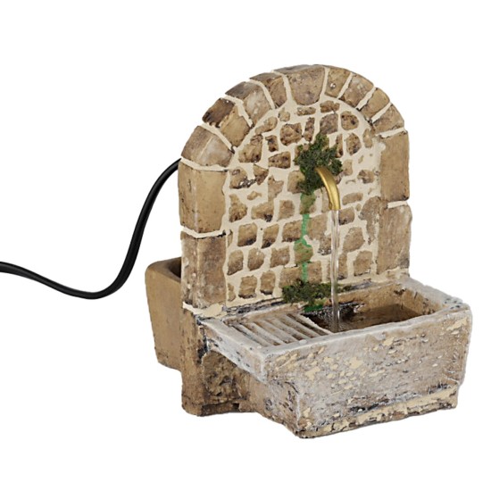Fontana funzionante cm 10x12x12 h per presepe Mondo Presepi