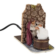 Lavandaia 10 cm in movimento