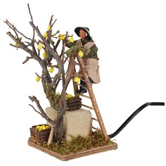 Raccoglitore di limone sulla scala 10 cm in movimento 2