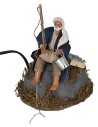 Pescatore seduto serie 12 cm in movimento