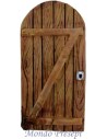 Puerta de resina efecto madera cm 5,3x10,5 h.