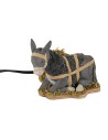 Sitting donkey in motion 15 cm