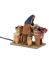 Lavandaia 14 cm in movimento per presepe Mondo Presepi