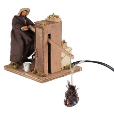 Pescatore 12 cm in movimento per presepe Mondo Presepi